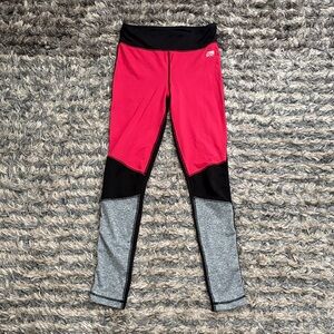 Pink and Gray Fitness Leggings